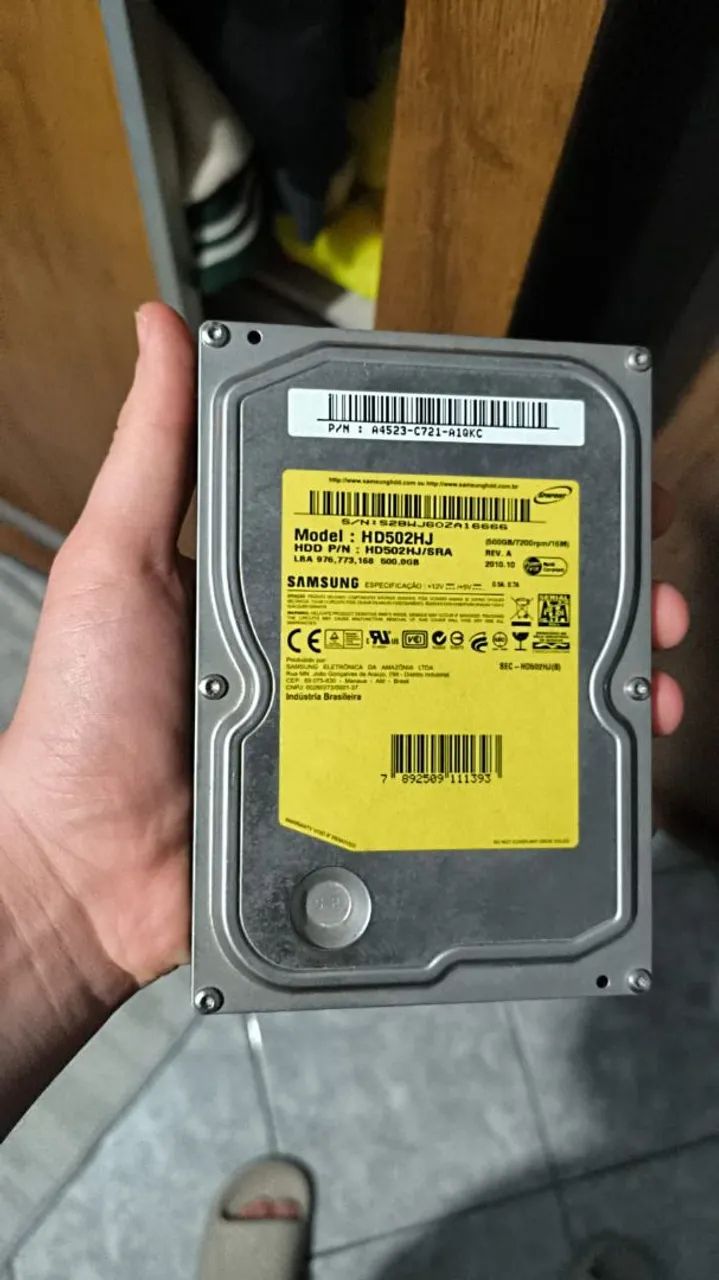 HD Samsung 500 gb