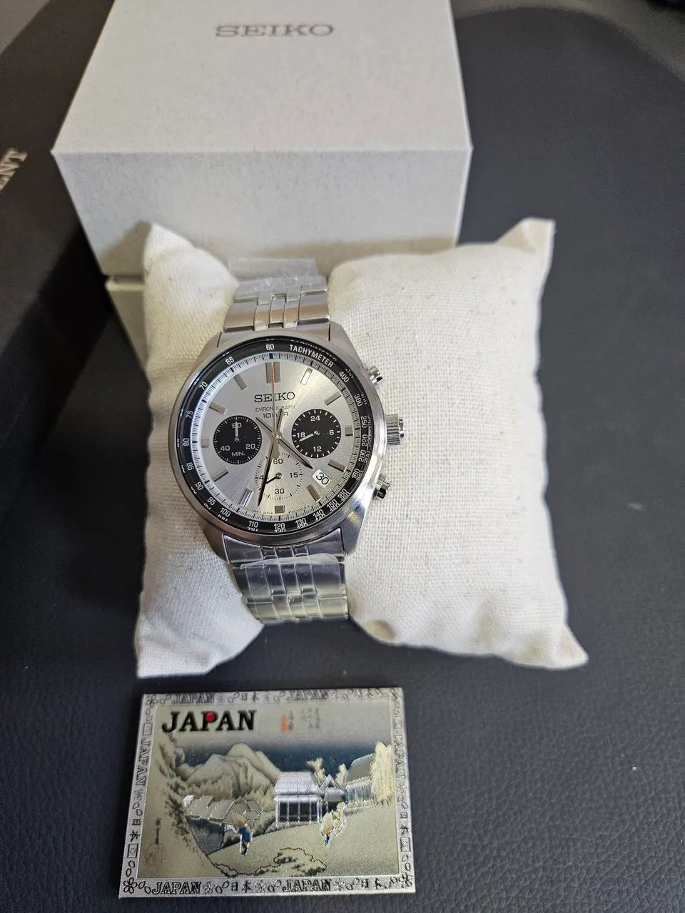 Relogio Seiko Chrono Panda SSP425P1 41,5mm
