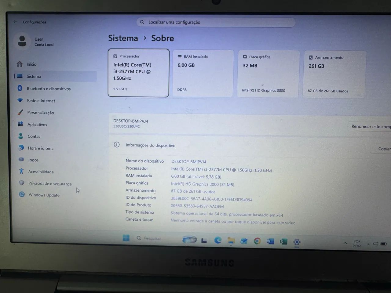 Notebook Samsung  - Foto 4