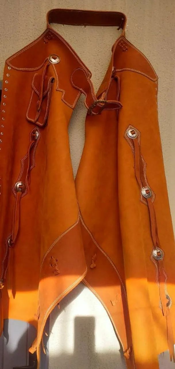 Calça de couro CAMPEIRA reforçada - Foto 2
