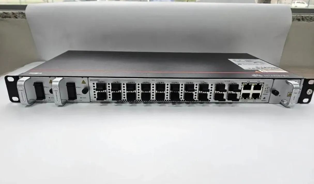 OLT HUAWEI MA5801-GP16-H2 16PON PIZZA BOX C+ OU C++ Nova Loja! - Foto 2