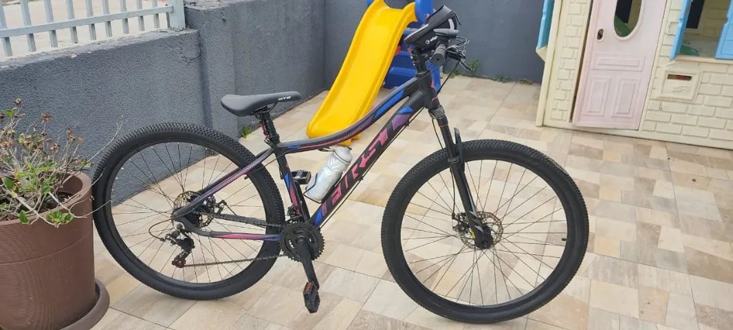 Bicicleta Aro 29 Alumínio First Curvo 24v T15 - Preto/Ros - Foto 4