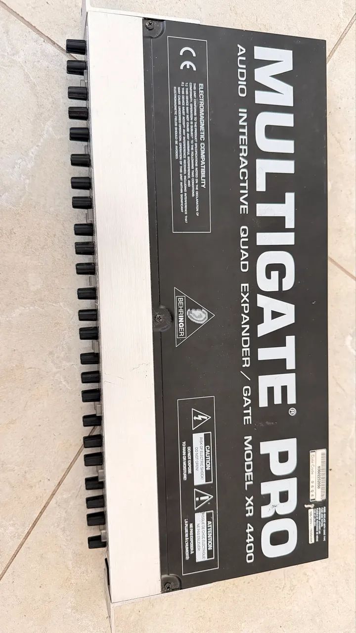 MULTIGATE' PRO AUDIO INTERACTIVE QUAD EXPANDER/ GATE MODEL XR 4400 - Foto 3