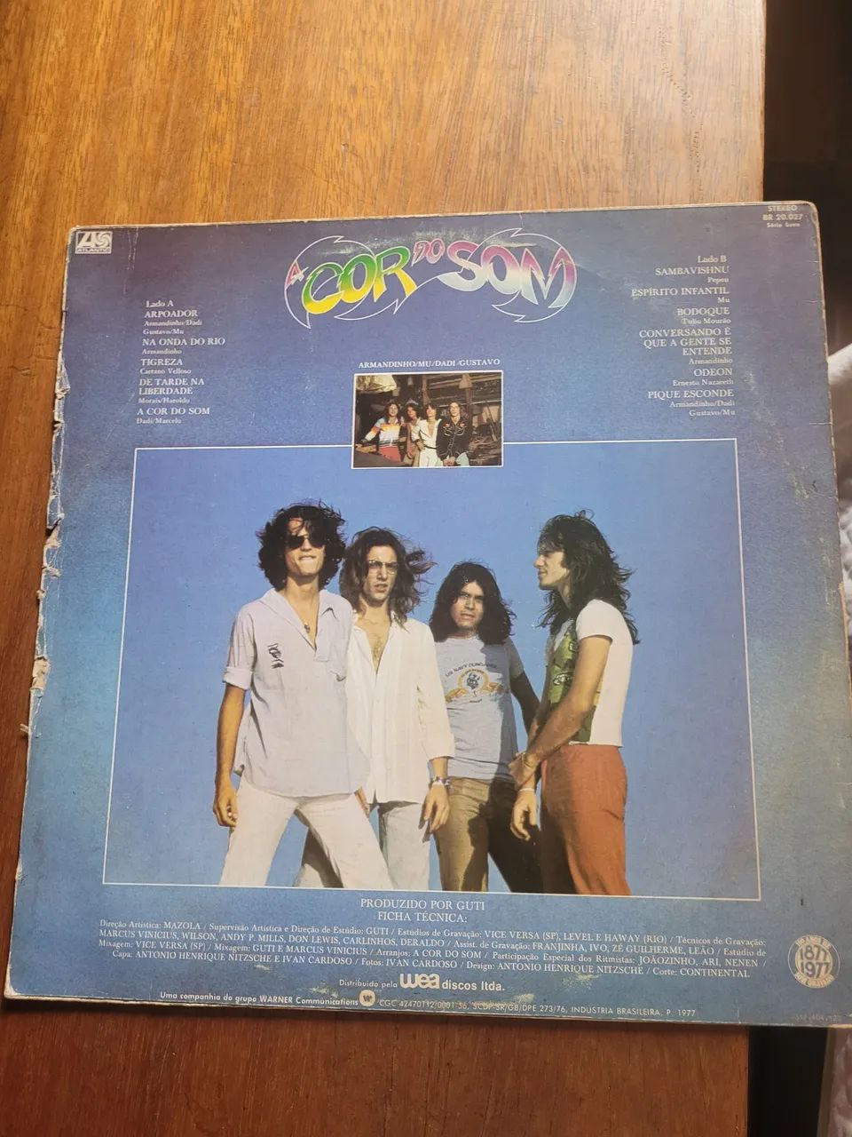 Disco de Vinil  A Cor do Som, de 1977 - Foto 5