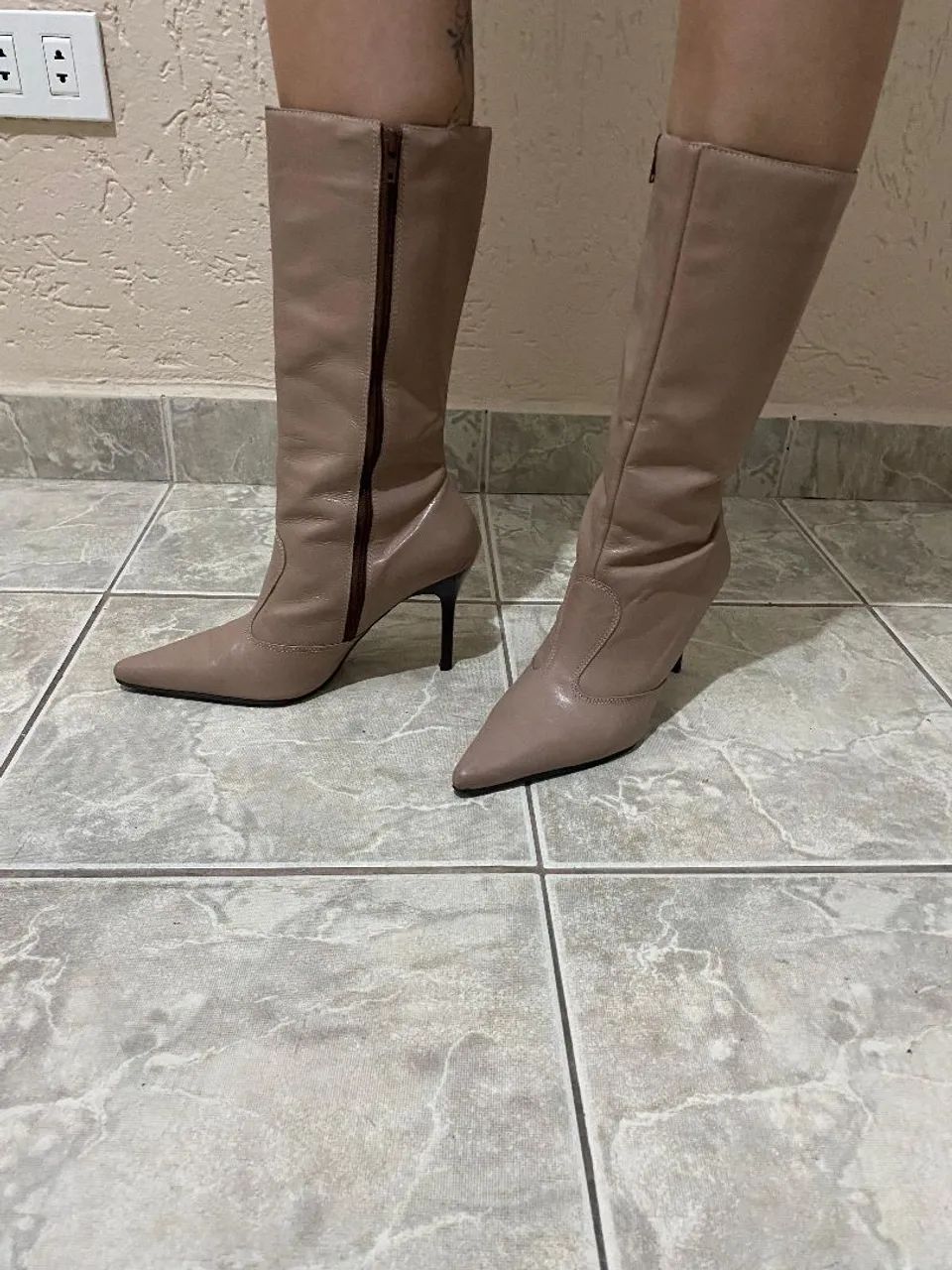Kit jaqueta e bota de couro  - Foto 4