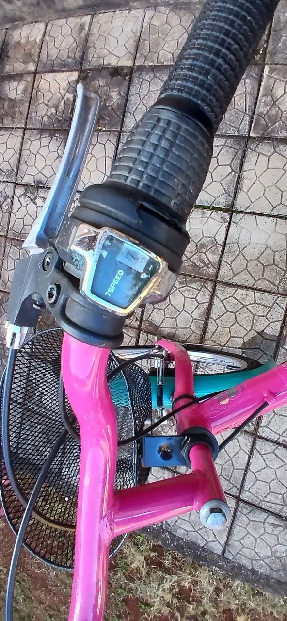 Bicicleta Caloi Barbie Aro 20 - Foto 4