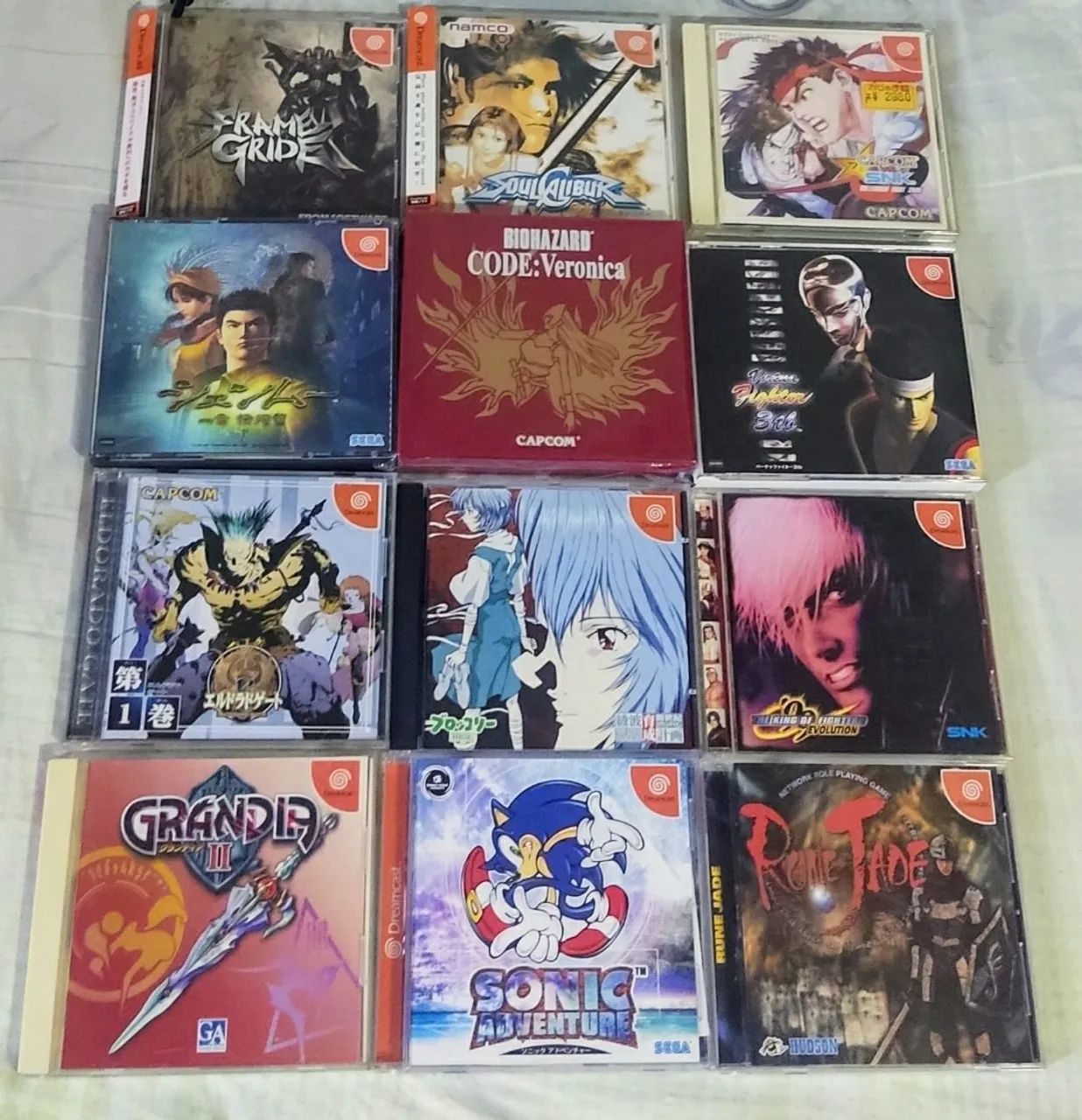 Jogos Dreamcast lote Jp 