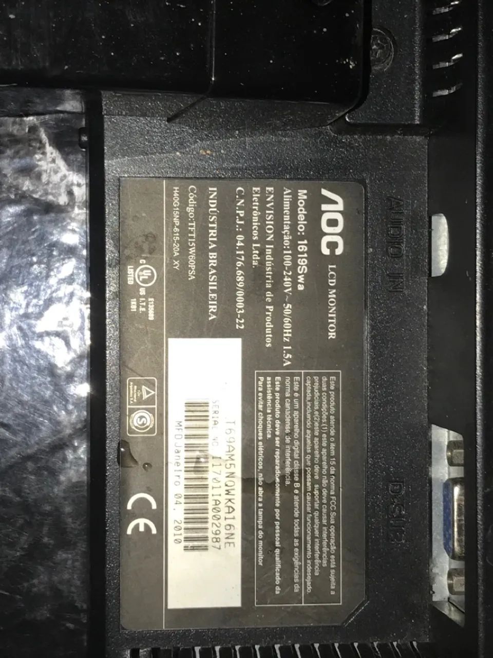 Monitor aoc /semi novo - Foto 3