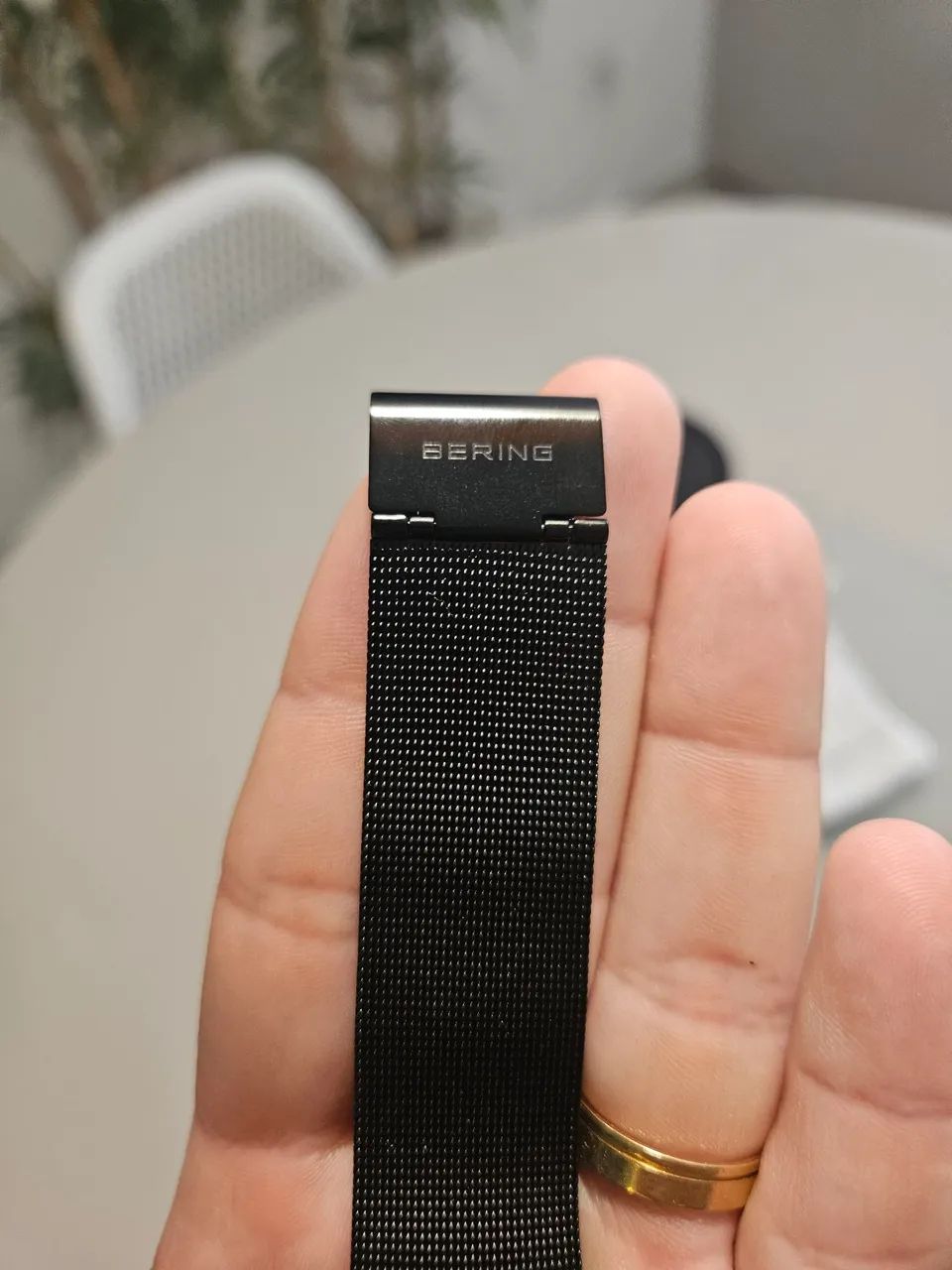 NOVO (Sem Uso) Bering Ceramic Relógio Dinamarquês Original Mostrador Azul Milanese - Foto 5