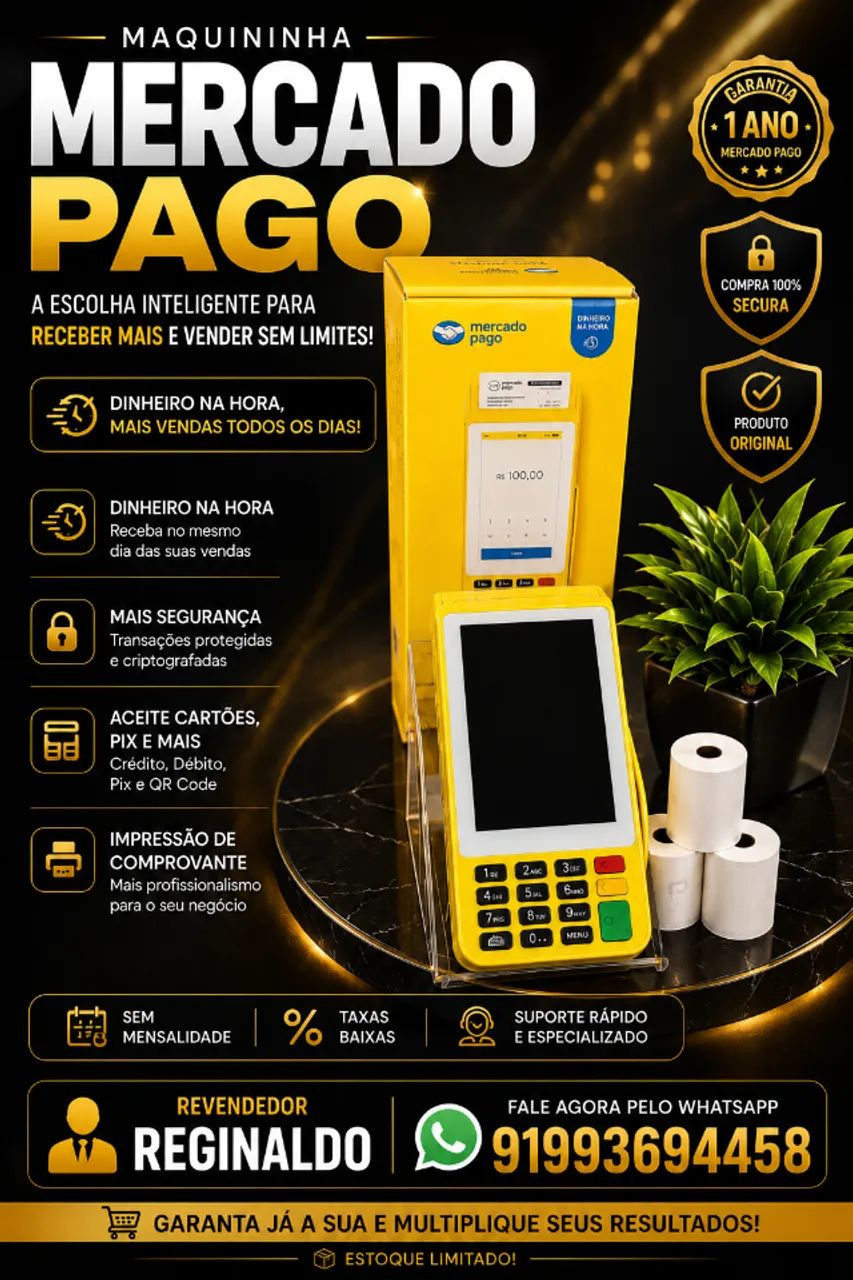 Maquininha Mercado Pago  - Foto 2