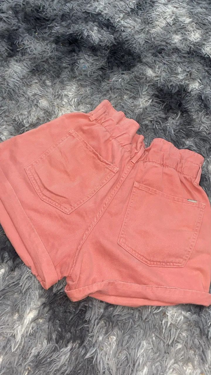 Shorts jeans rosê TAM 42  - Foto 2