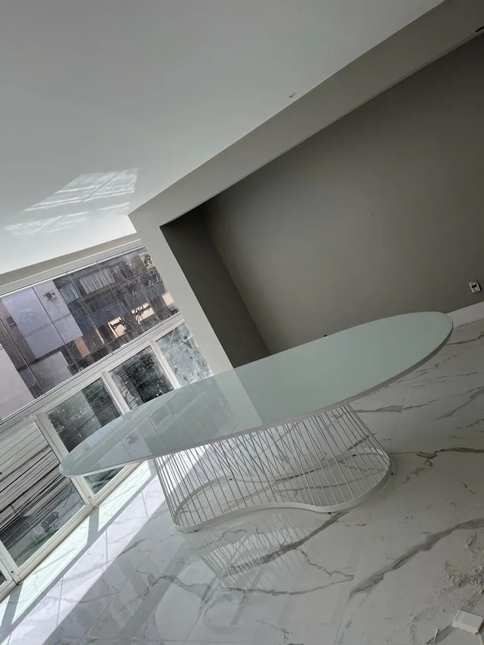 MESA JANTAR LUXO BRANCA 