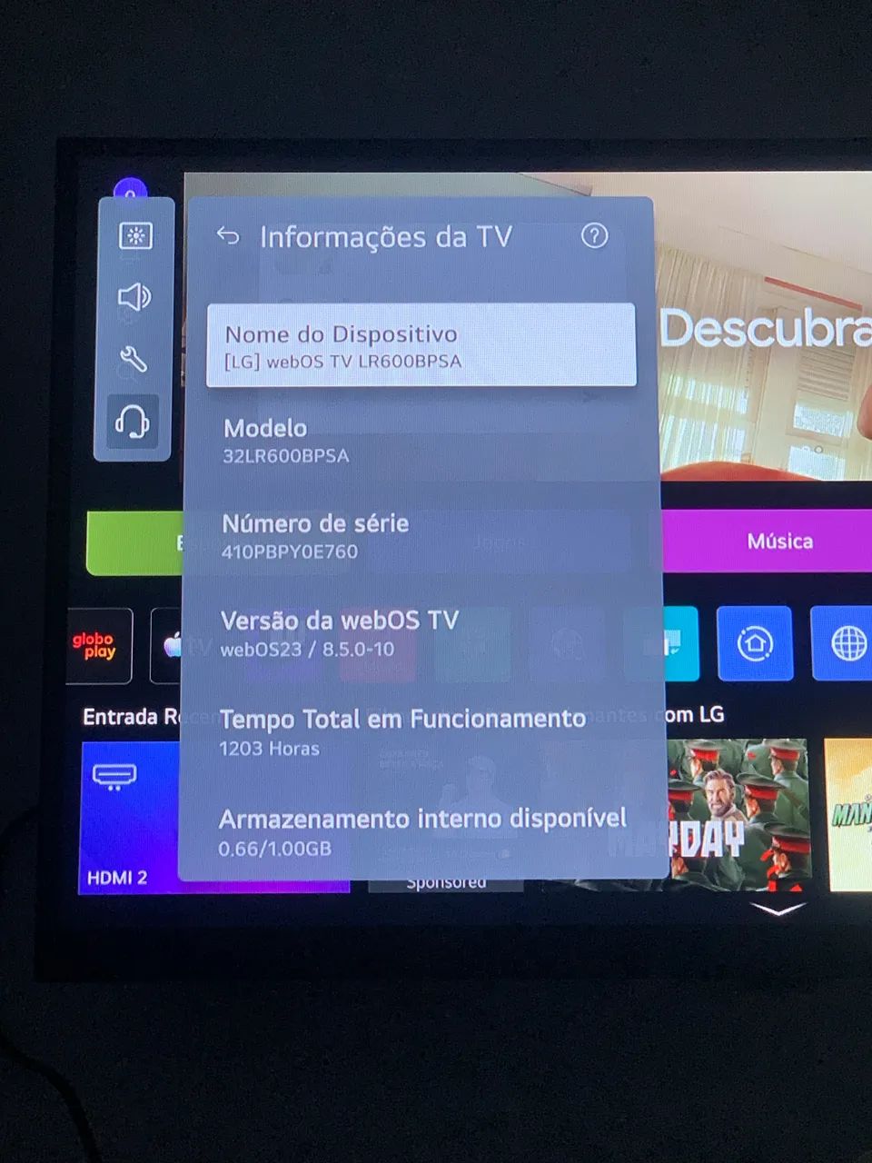Smartv LG 32 polegadas - Foto 3