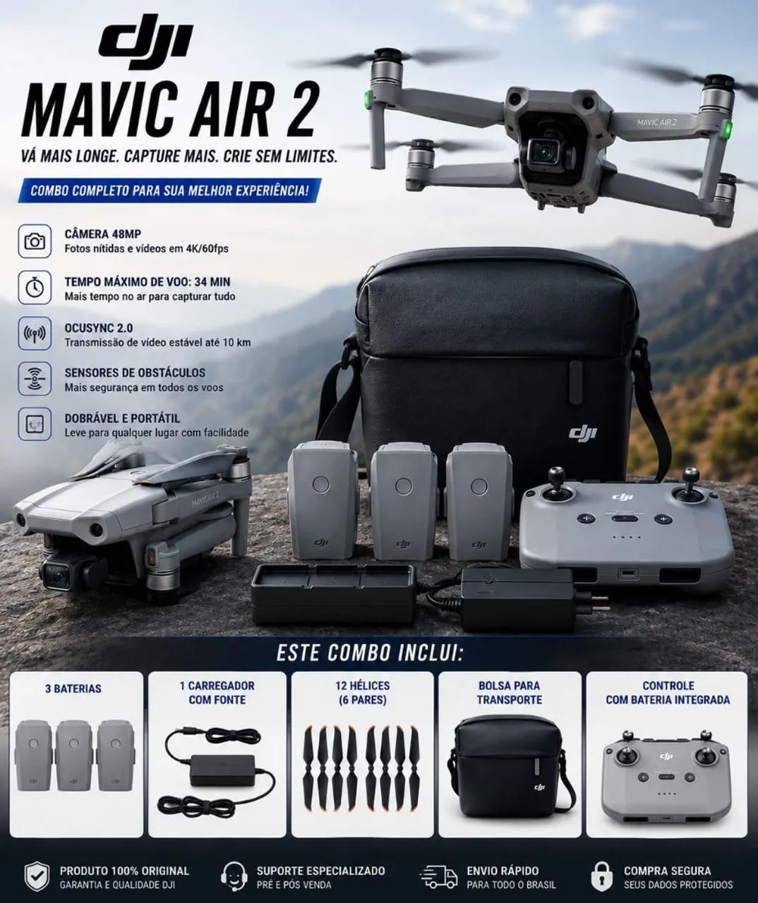 Drone Dji Mavic Air 2 