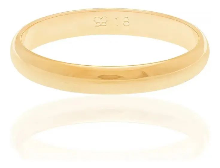 Rommanel Alliance 3mm 18K Gold-Plated Ring