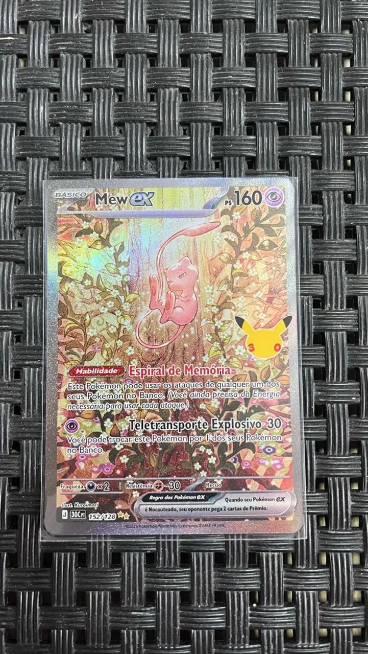 Carta Pokémon Mew ex 152/128 - Foto 3