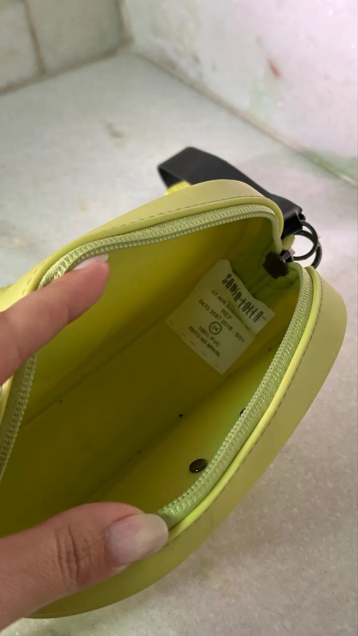 Bolsa Santa Lolla Verde Lima Pequena - Foto 4