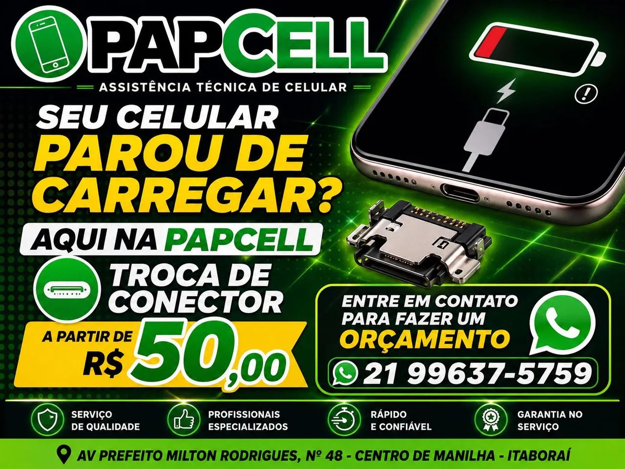Conserto de Celular - Troca de Tela, Bateria e Conectores - Foto 2