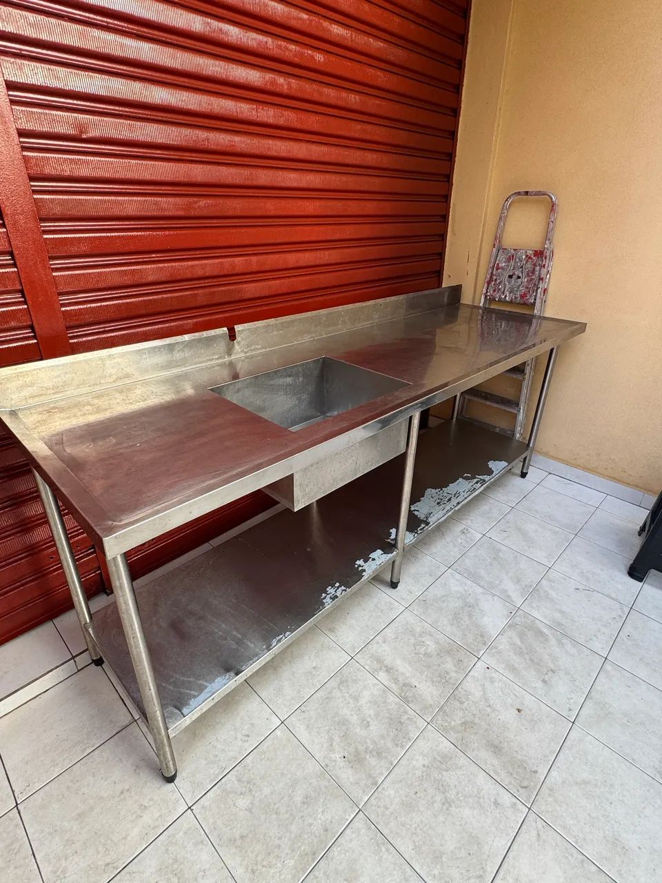 Mesa de inox para cozinha industrial - Foto 5