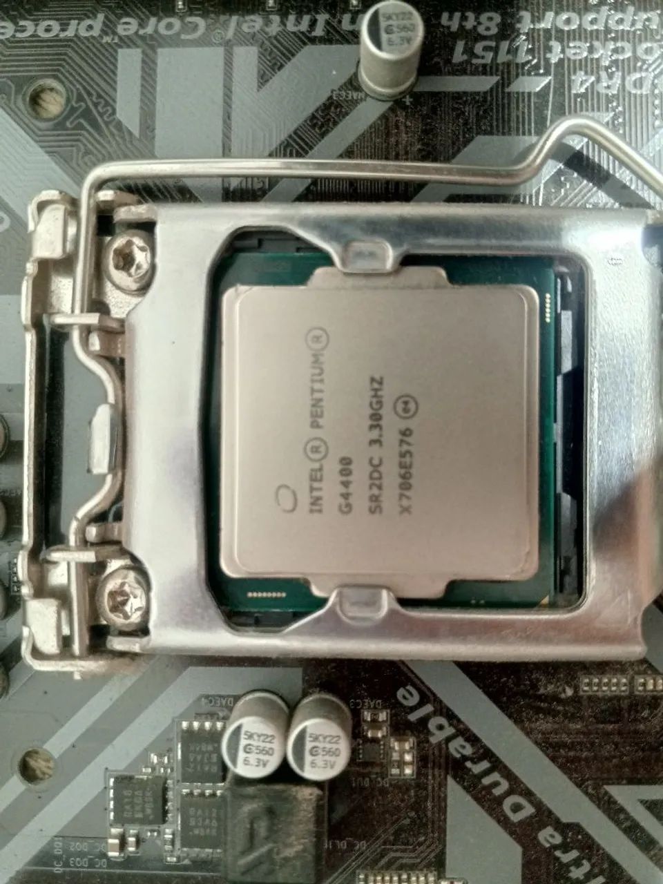 Placa mãe DDR4 e processador - Foto 2
