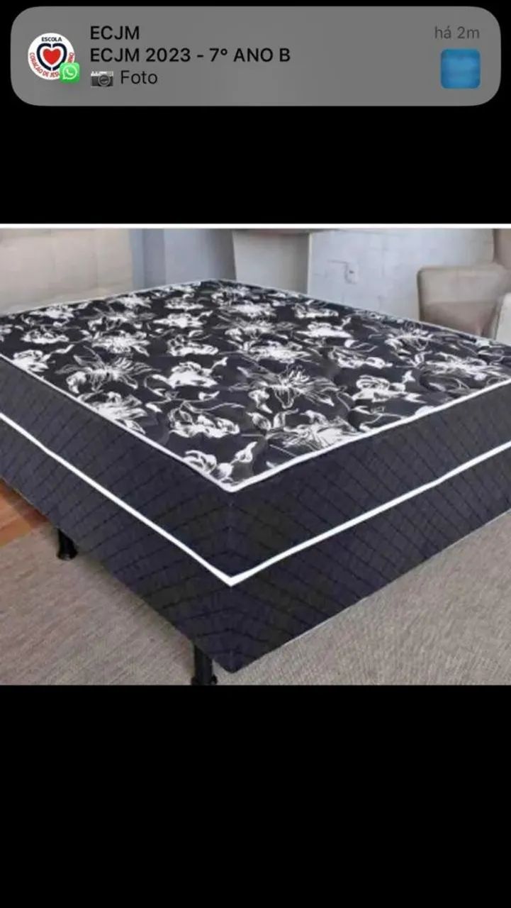 Cama box casal alta direto de fábrica 