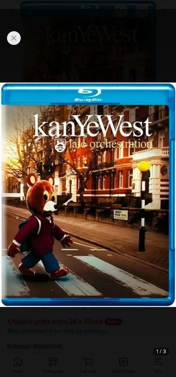 Blu Ray show Kanye West Late Orchestration  - Foto 3