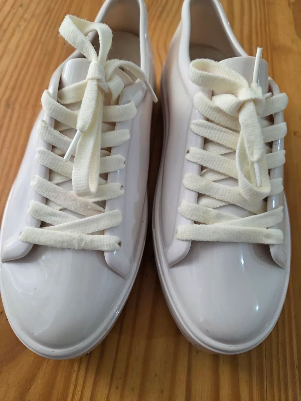 Melissa Tênis Off White BR 33/34 - Foto 5