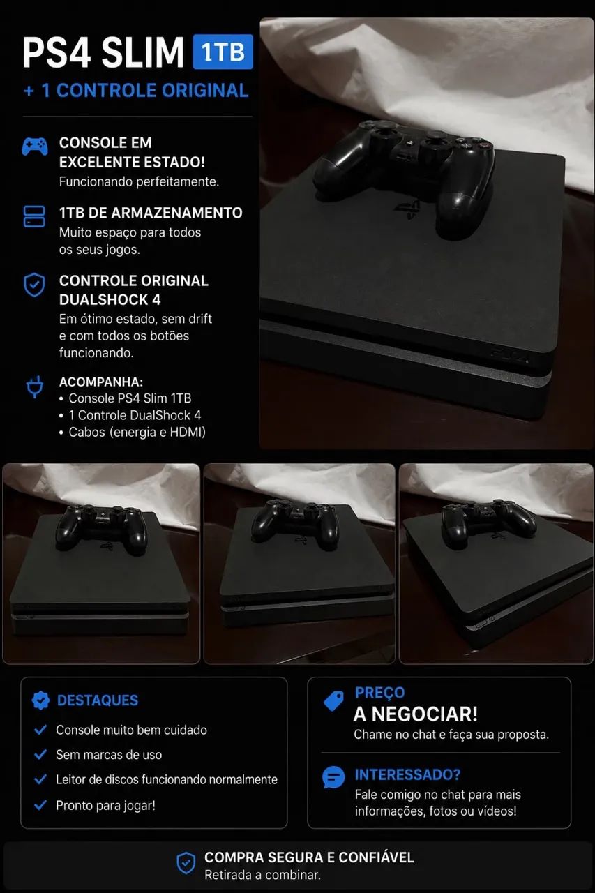 PS4 slim 1tb