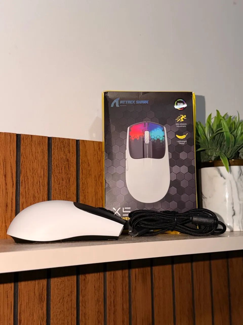 Mouse Gamer Attack Shark X5 - Foto 3