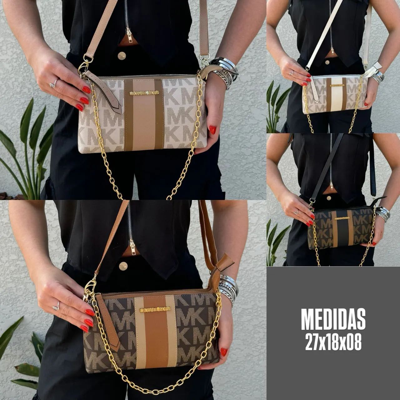 Bolsa Estilo MK Baladinha Premium - Compacta, Elegante e Moderna