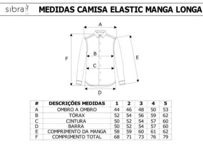 Camisa Tecnológica Manga Longa Elastic - Foto 5