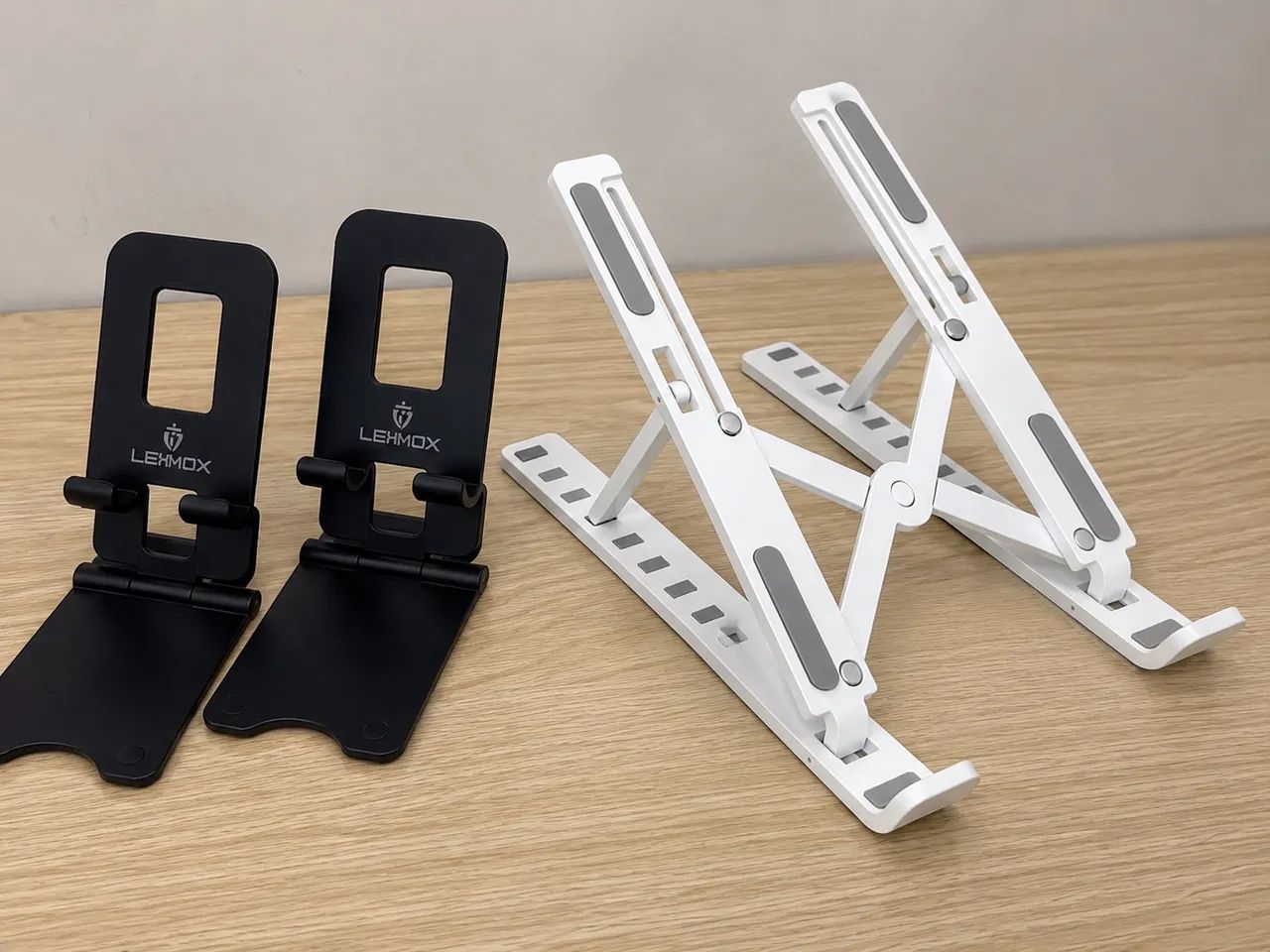  KIT SUPORTES PARA CELULAR E NOTEBOOK LEMOX