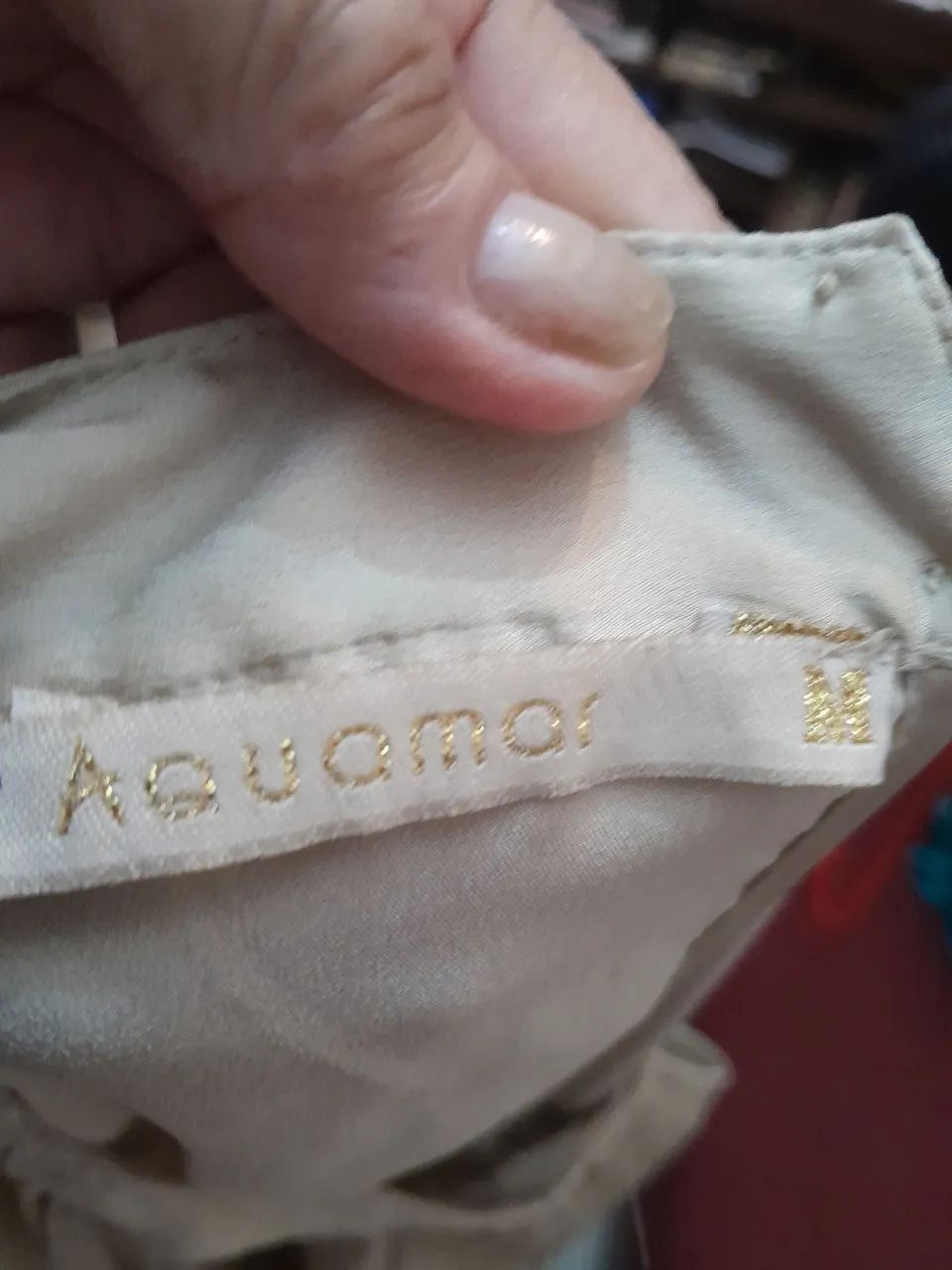 Lindo vestido dourado Aquamar M - Foto 3