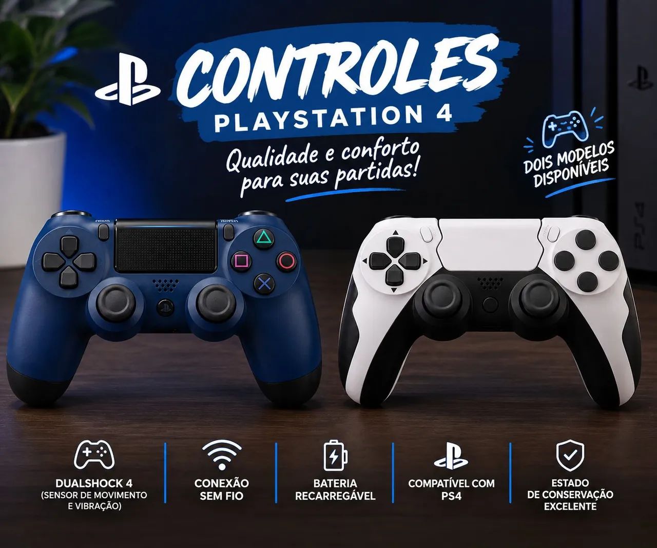 controle de ps4 