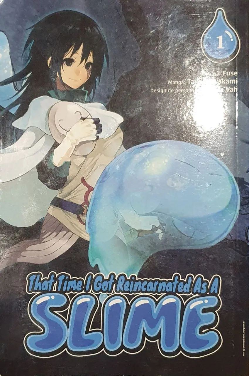 Mangá That Time I Got Reincarnated as a Slime - volumes 1 ao 3