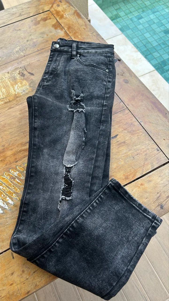 Calça amiri jeans 40Br - Foto 2