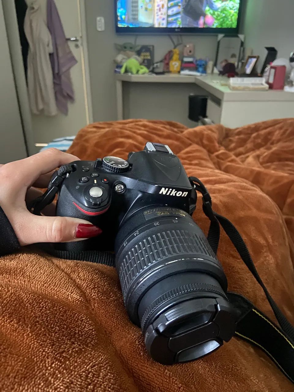 ? Câmera Nikon D5300 + lente Nikon 18-55mm - Foto 2