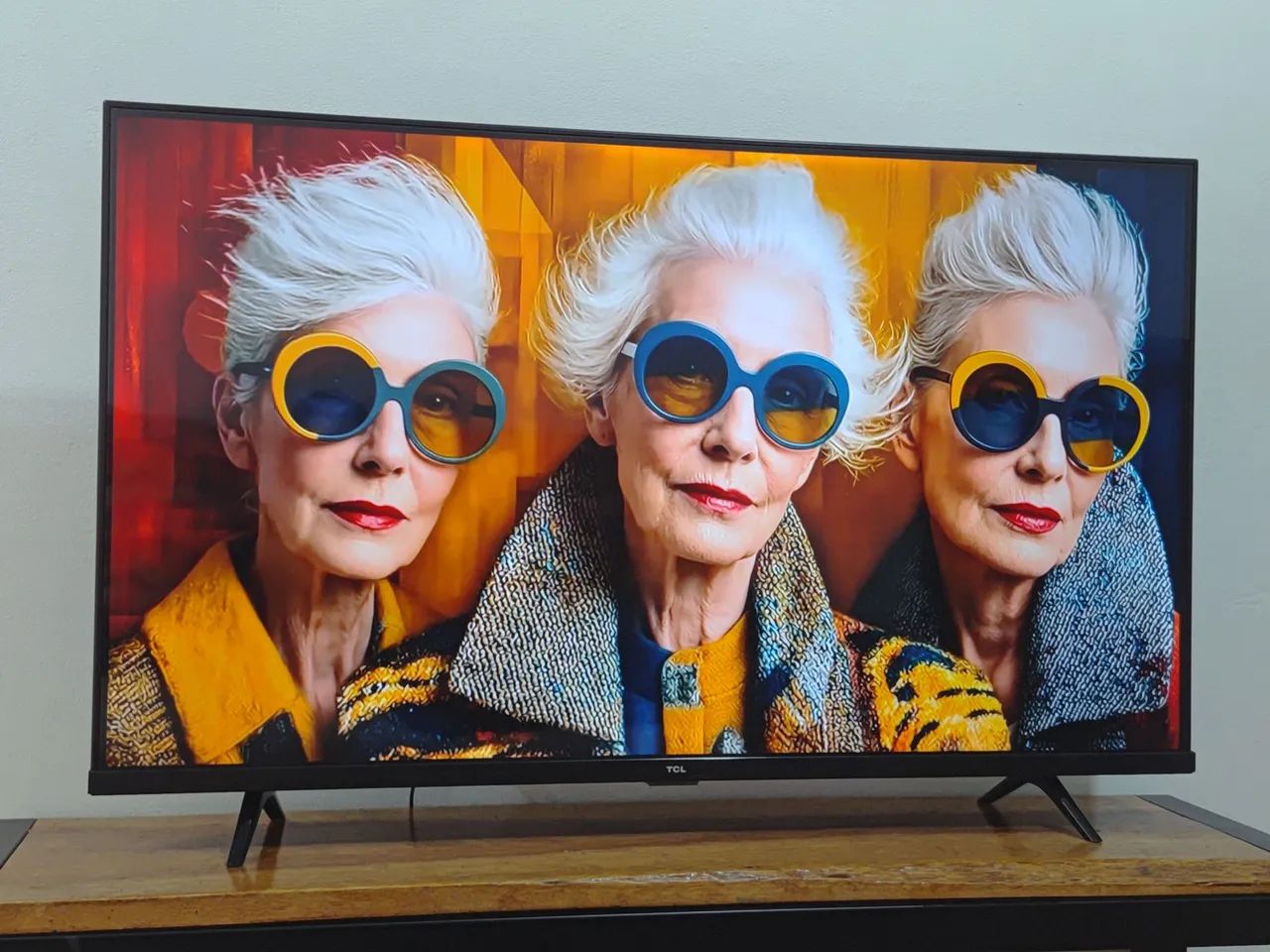 Vendo Tv 43' Polegadas FHD HDR SMART ANDROID.  BORDA INFINITA. NOVINHA. ENTREGO  - Foto 4