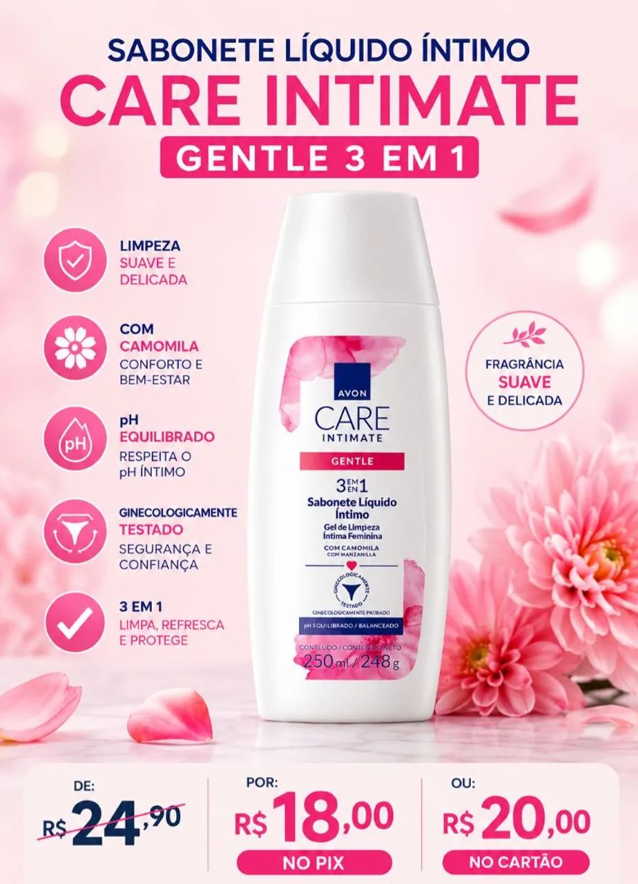 Sabonete íntimo avon 