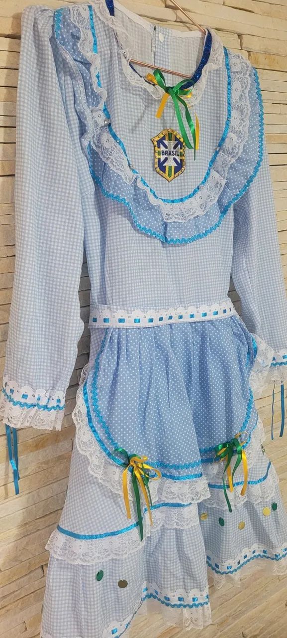 Vestido Junino Brasil - Foto 2