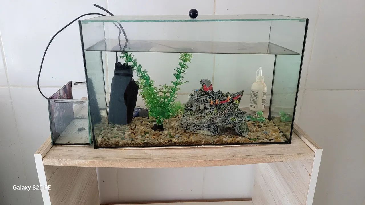 Aquário 50 litros e acessórios  - Foto 2