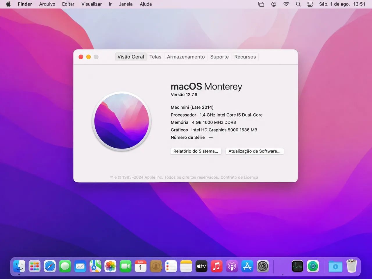 mac mini 2014 4gb 240gb ssd e apple superdrive - Foto 2