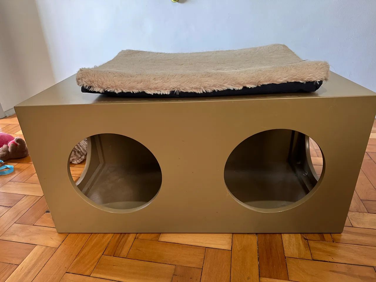 Vendo cama de gato madeira reforçada e verniz - Foto 2