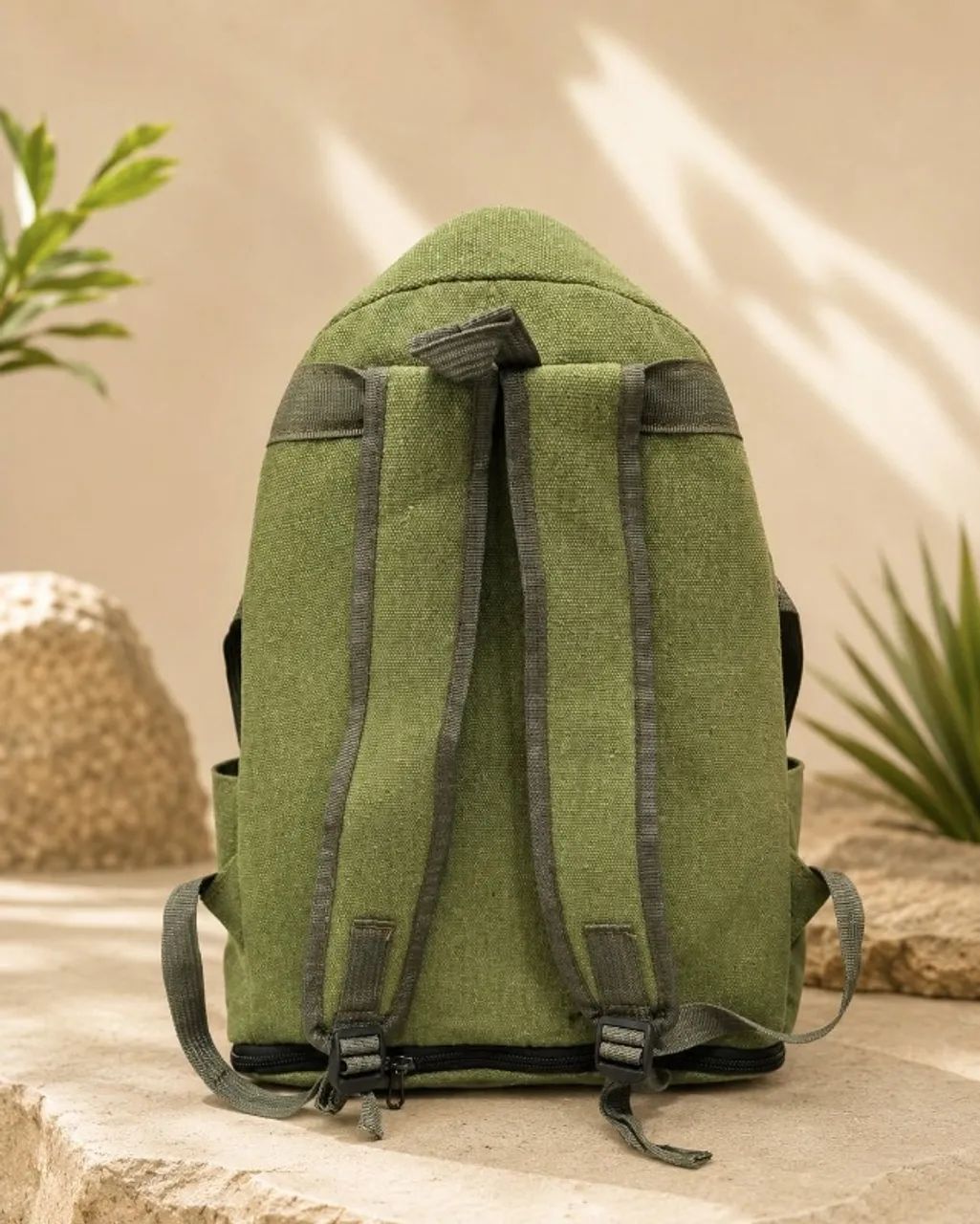 Mochila Expansivel Lona - Foto 2