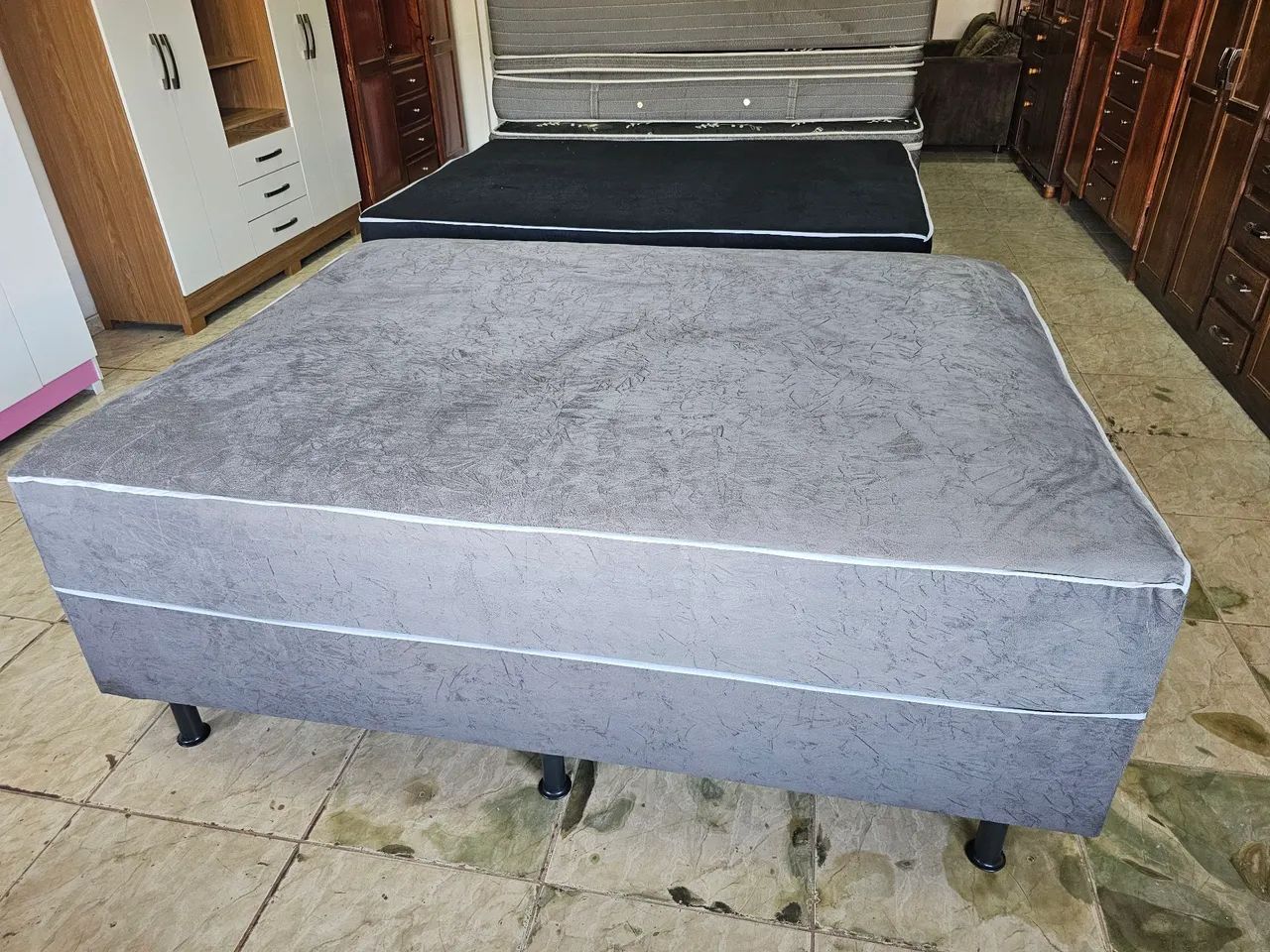 Cama unibox nova Molas ensacada  - Foto 3