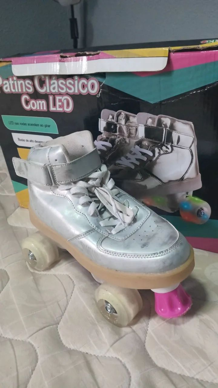 Patins Clássico com Led - Foto 2