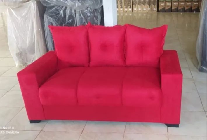 Mega promoção de  Sofa 3 lugares com Almofadas!! - Foto 2
