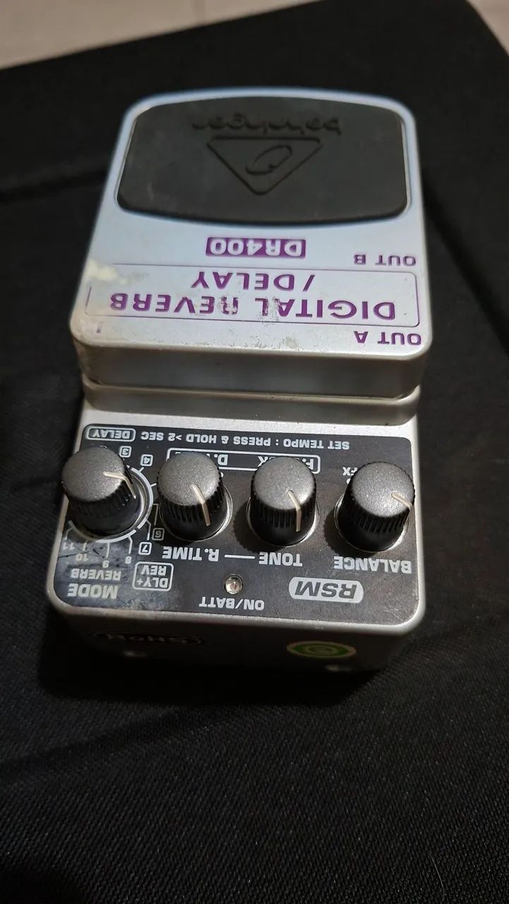 Pedal Behringer DR 400 Reverb e Delay - Foto 2
