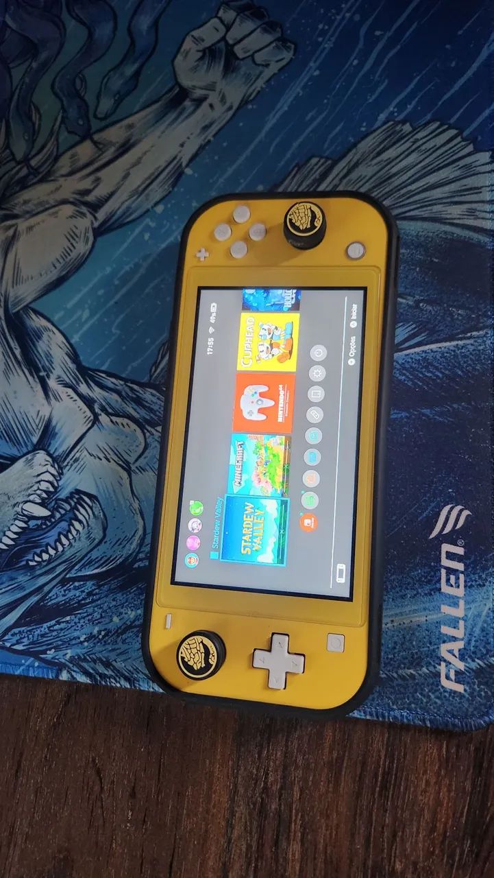 Nintendo switch lite com 1 ano online e jogos - Foto 4