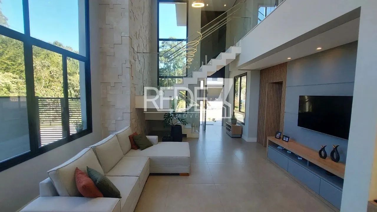 Casa de luxo em condomínio, Valinhos-SP: 4 suítes, 2 salas, 5 banheiros, 4 vagas, espaço g - Foto 4